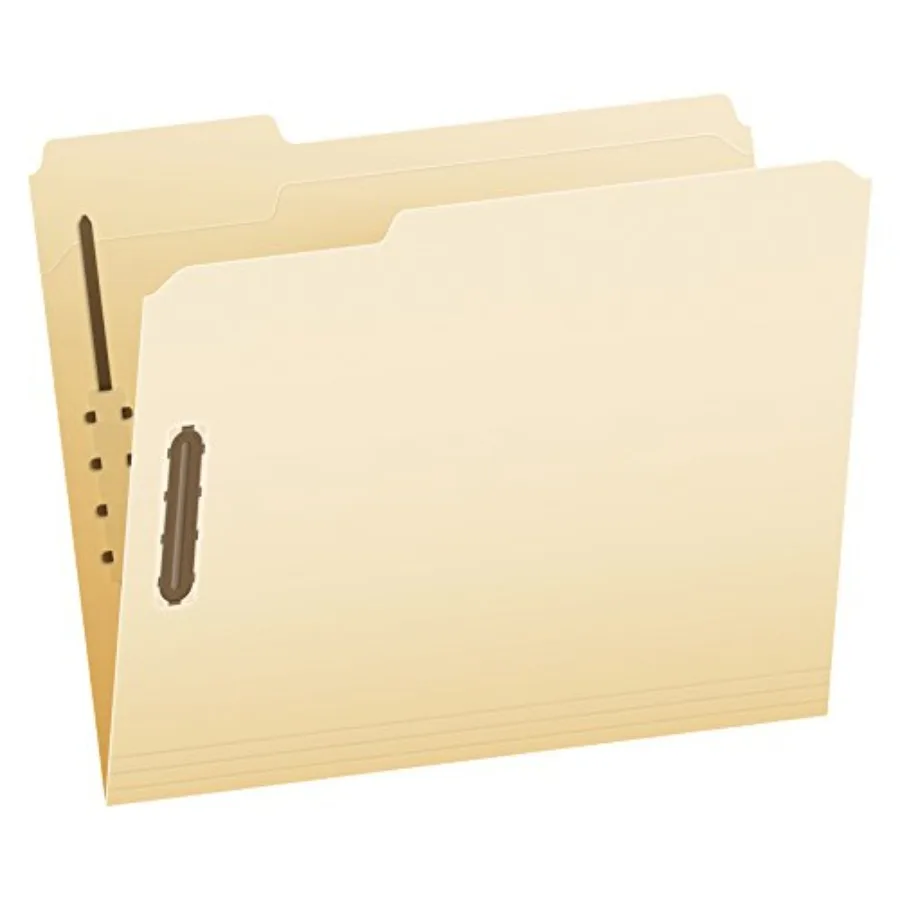 

Pendaflex Fastener File Folders, 2 Fasteners, Pockets with Prongs, File Organizers for School, Home and Office, Letter Size, Ma