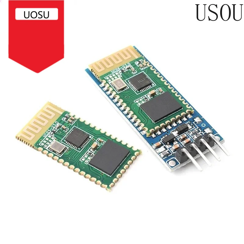 HC-06 Master-Slave Integrated Bluetooth Module Board, DIY Wireless Serial Transparent Transmission Electronic Module BLE