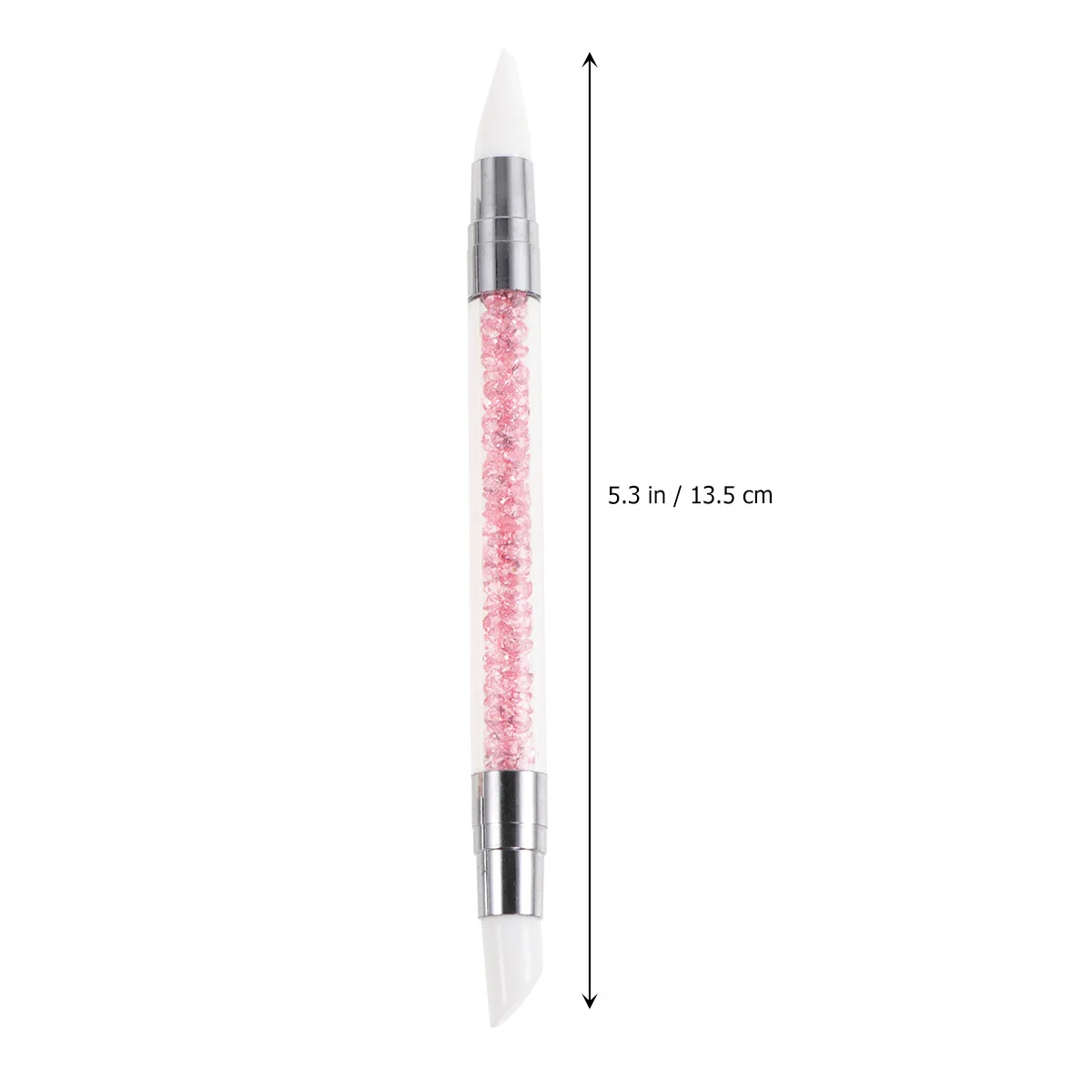 Zestaw narzędzi do zdobienia paznokci 5 szt. Premium, silikonowy długopis z podwójną końcówką do nakładania cyrkonii, do manicure, do nakładania klejonej biżuterii na paznokcie, aplikator do cyrkonii.