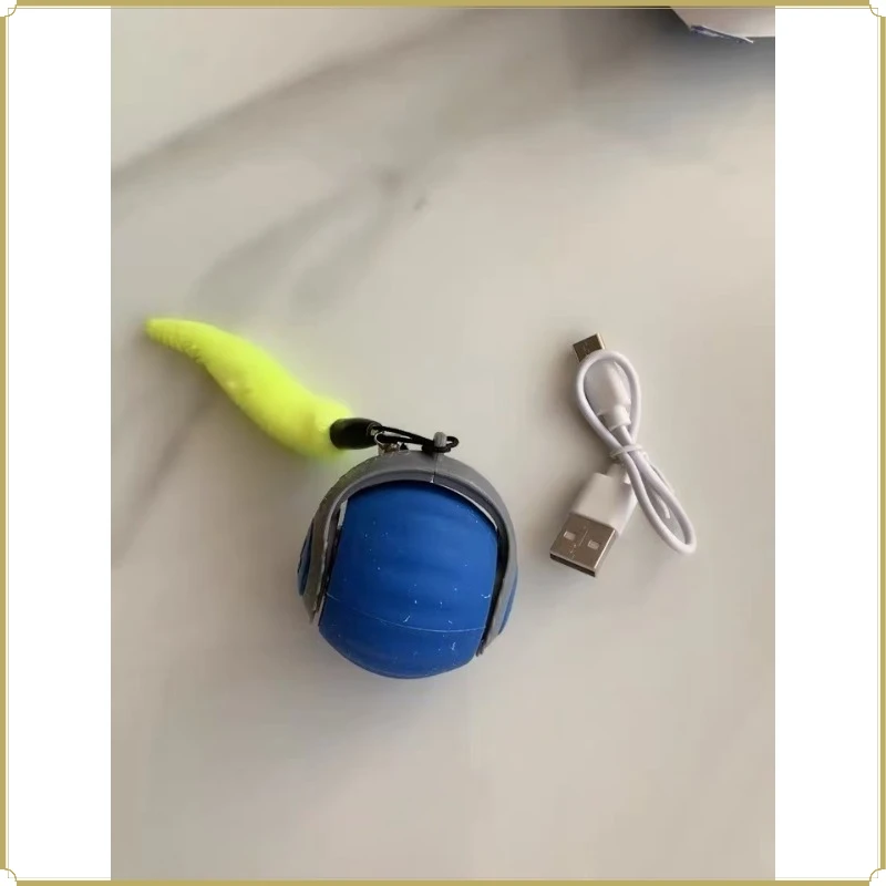 Electric Gravity Jump Ball Bite Resistant Automatic Self-play Interactive Pet Toy for Cats Small Medium Dogs 5