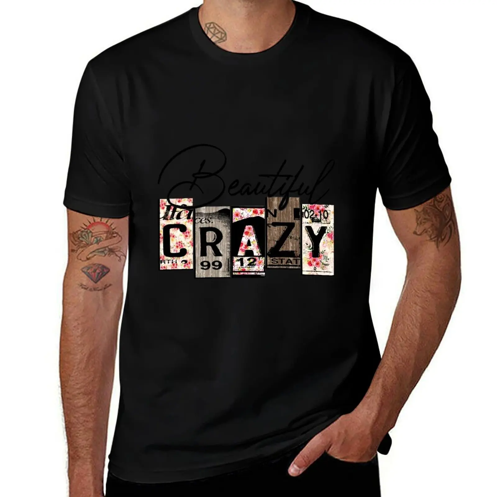 

Beautiful Crazy T-Shirt oversized t shirt Funny t-shirt valentines clothes custom shirt heavyweight t shirts for men