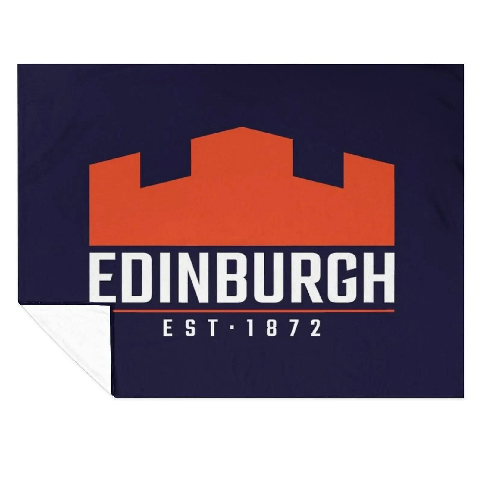 

The Edinburgh Rugby Logo 2 Throw Blanket warm for winter Picnic Soft Beds Flannel Fabric Blankets