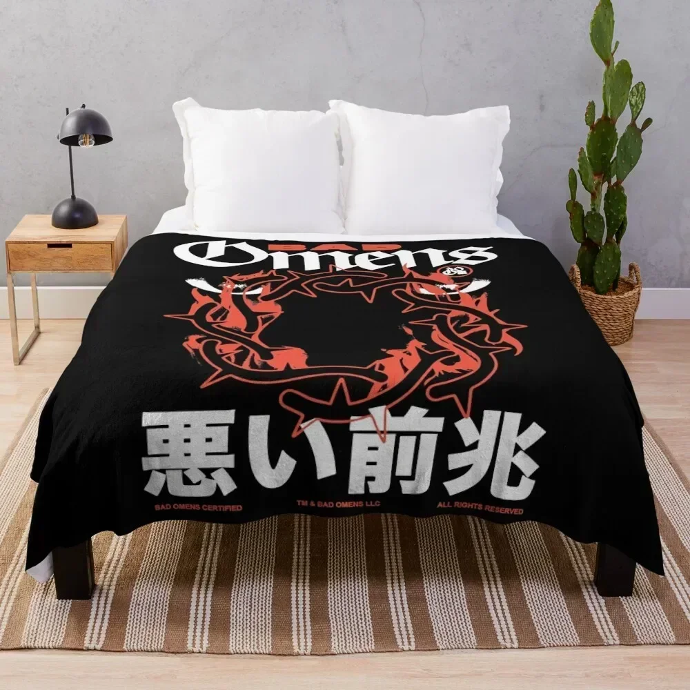 

Bad Omens Merch Like A Villain Throw Blanket bed plaid decorative for sofa Giant Sofa Blankets