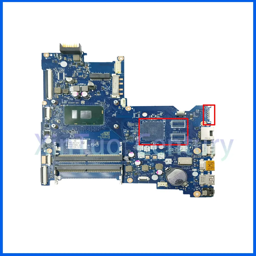 Imagem -06 - Laptop Motherboard para hp Pavilion Bdl50 La-d704p Notebook Mainboard i3 i5 i7 6th Cpu Testado ok sem Vga