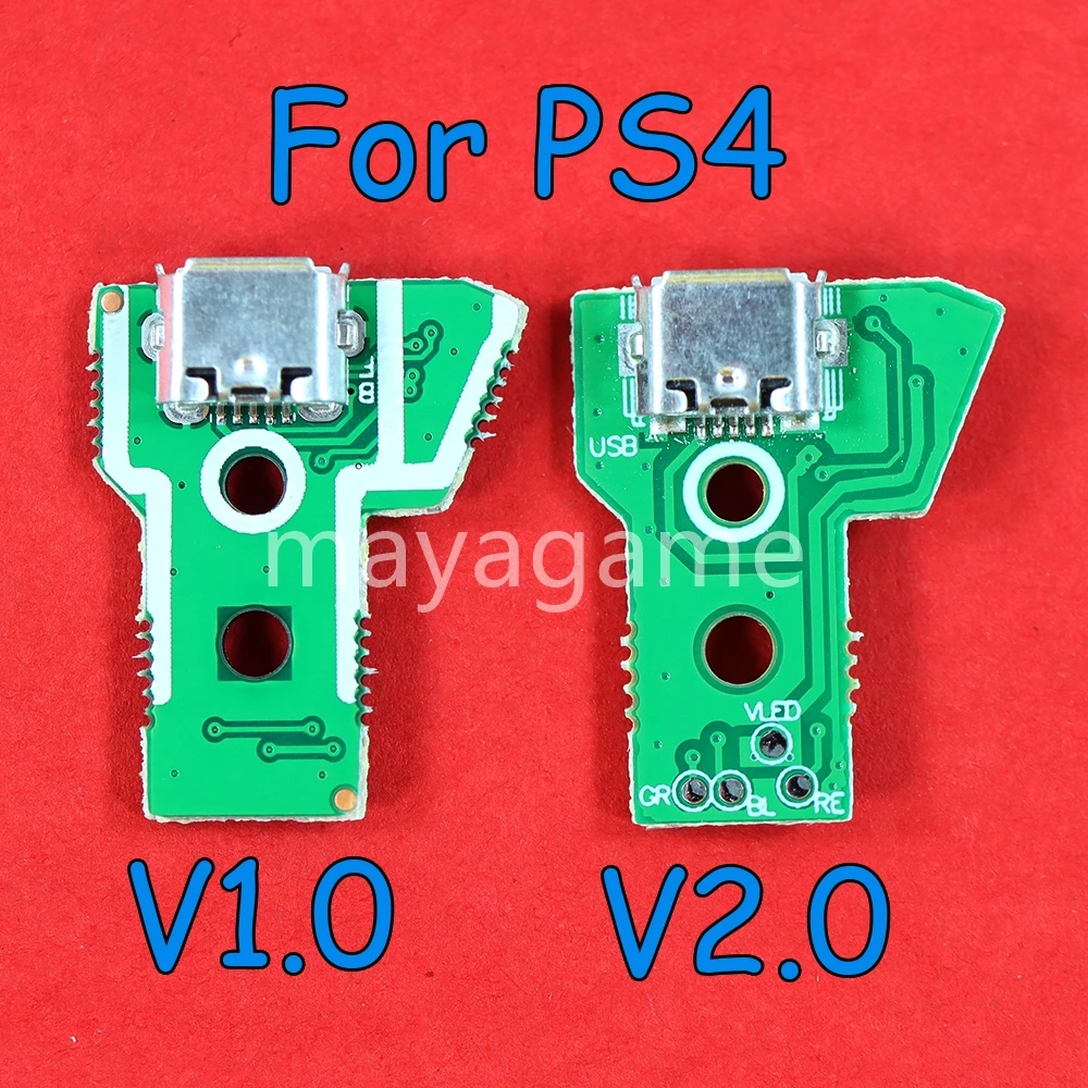 50pcs For PS4 Connector V1 V2 USB Charging Port Socket Circuit Board For PS4 Controller Accessories