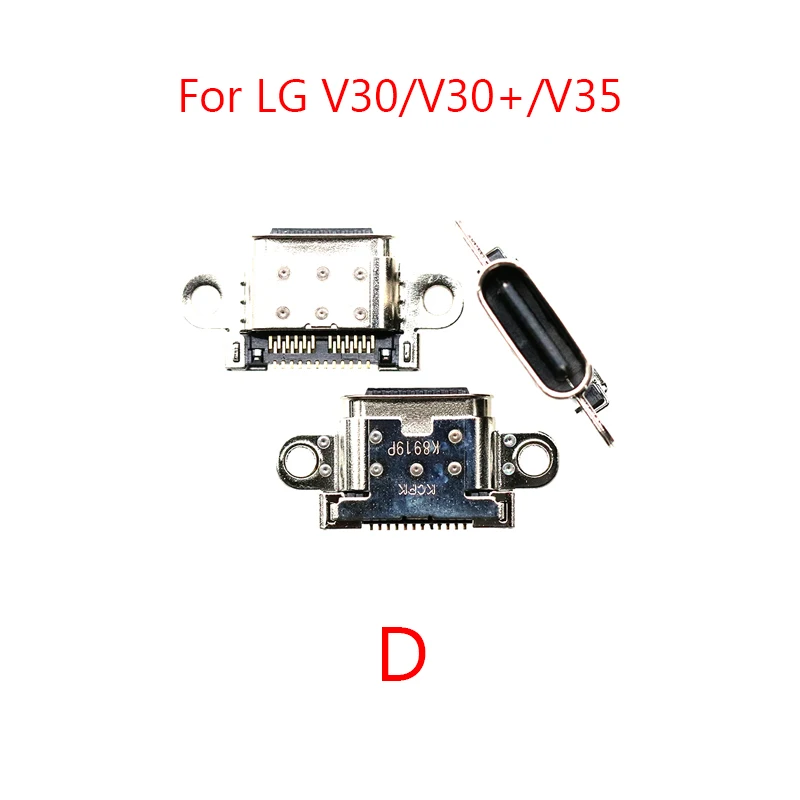 2PCS Type C USB Charging Dock Connector For LG G8 ThinQ G820 G8S G7 Q7 G6 G600 G9 G900 Q92 V60 V50 V40 V30 V35 V30S Charger Port