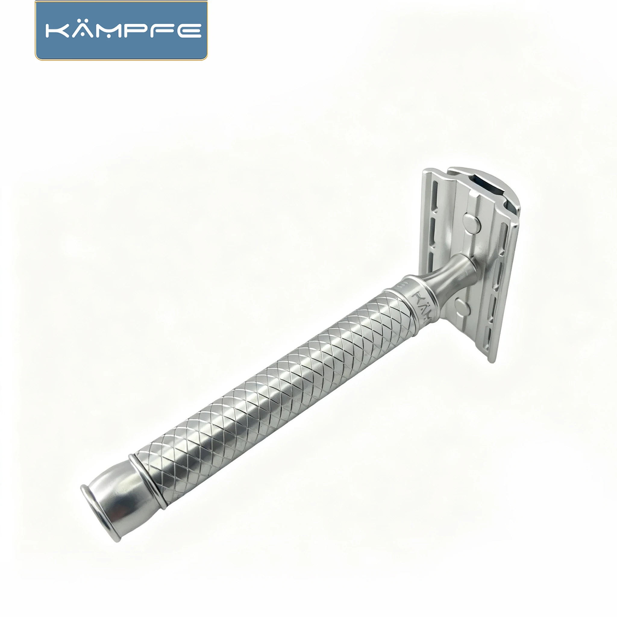 KAMPFE مادة الألومنيوم باستخدام الحاسب الآلي للرجال، ماكينة حلاقة مزدوجة الحافة مناسبة للمبتدئين واليومية للرجال والنساء #4