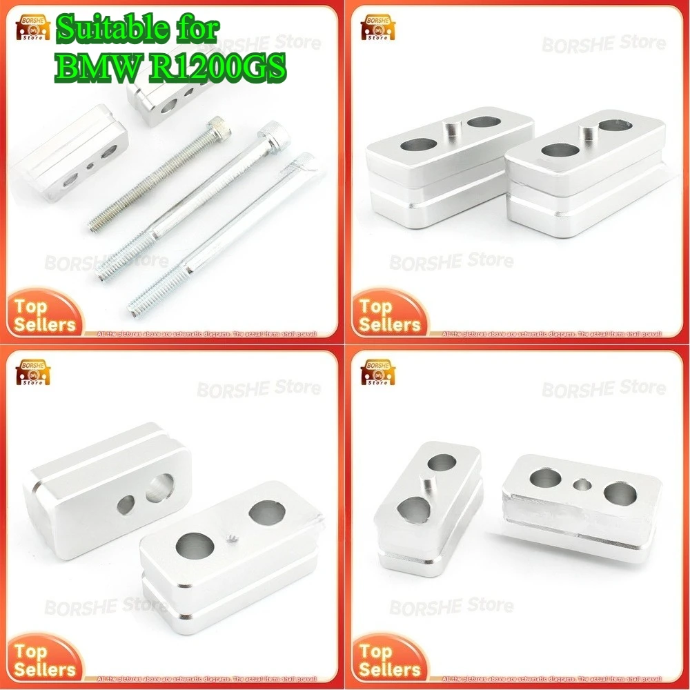 

2026 Motorcycle Handlebar Riser 20mm Height Increase Bracket Suitable for BMW R1200GS Adventure 08-13 Accessory for Offroad and