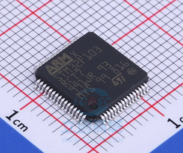 

1 pcs/lote 100% NOVA Frete grátis STM32F103RCT7 STM32F103 LQFP64 STM32F103RCT7TR MCU-ARM