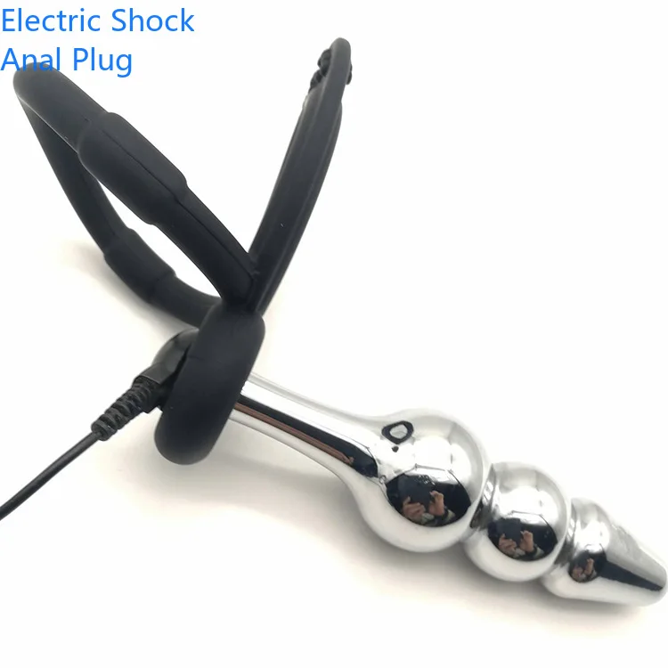 Fun Flirt Orgasm Tool Electric Shock Nipple Clitoris Massager Electro Shock Anal Plug Sex Toys For Women Medical Themed Toy