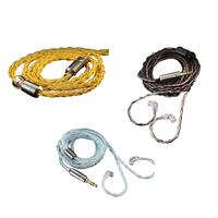P9FA 8 Core Upgrade Earphone Cable for QKZ-ZXN/ZXT/AK6 Pro Silver Plated Upgrade Cable Extension Line Repair Part