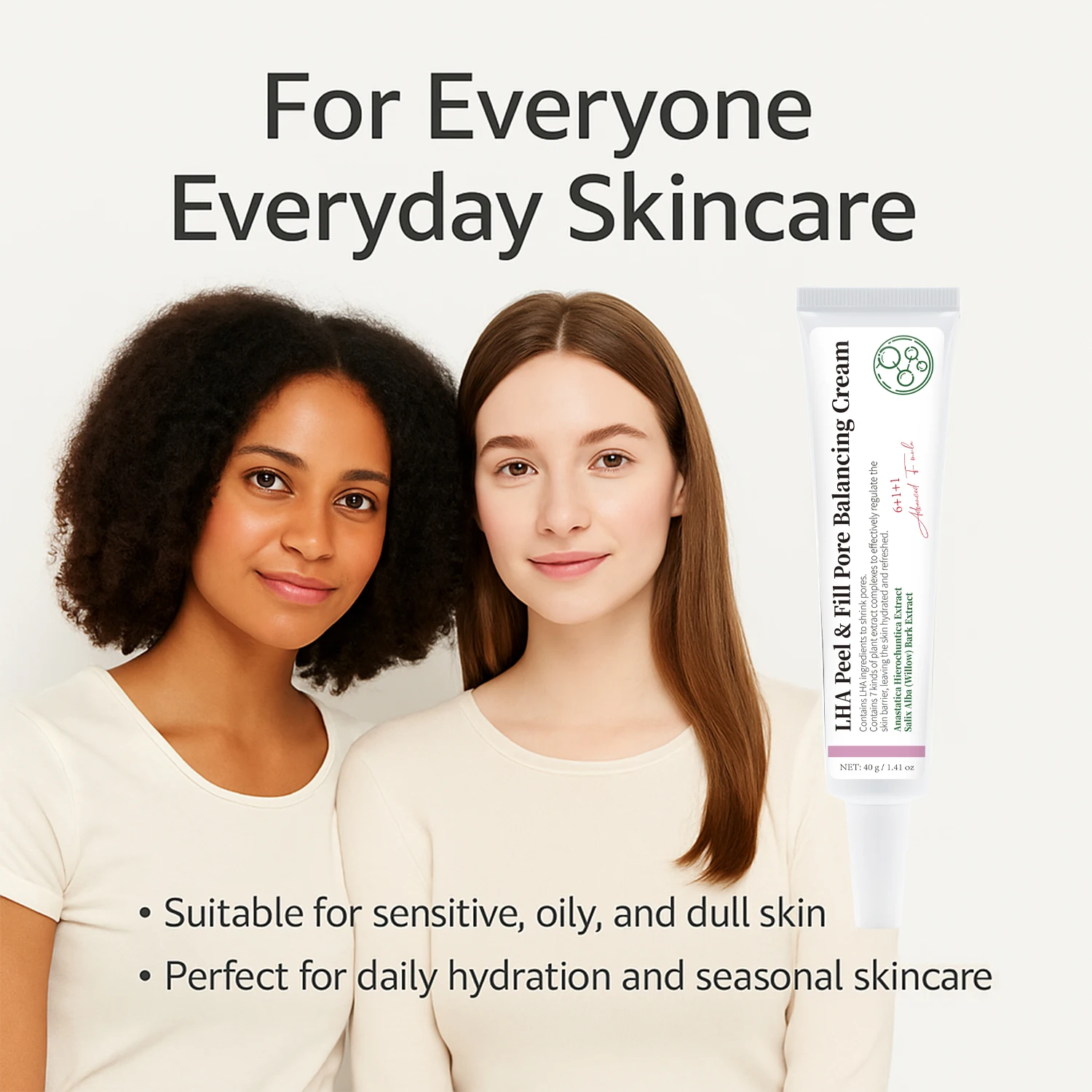 ครีม LHA Peel & Fill Pore Balancing ช่วยกระชับรูขุมขน ผลัดเซลล์ผิว และปรับผิวให้กระจ่างใส ครีมบำรุงผิวหน้าให้ความชุ่มชื้นด้วยสารสกัดจากพืช ขนาด 40 กรัม