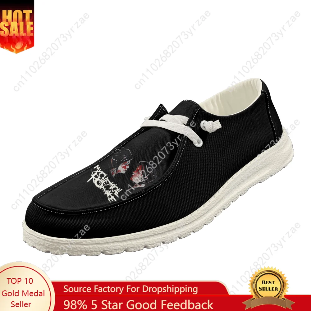 

My Chemical Romance Casual Shoe Men Women Breathable Flat Footwear Indoor Outdoor Lightweight Personalized Pattern Custom Shoes
