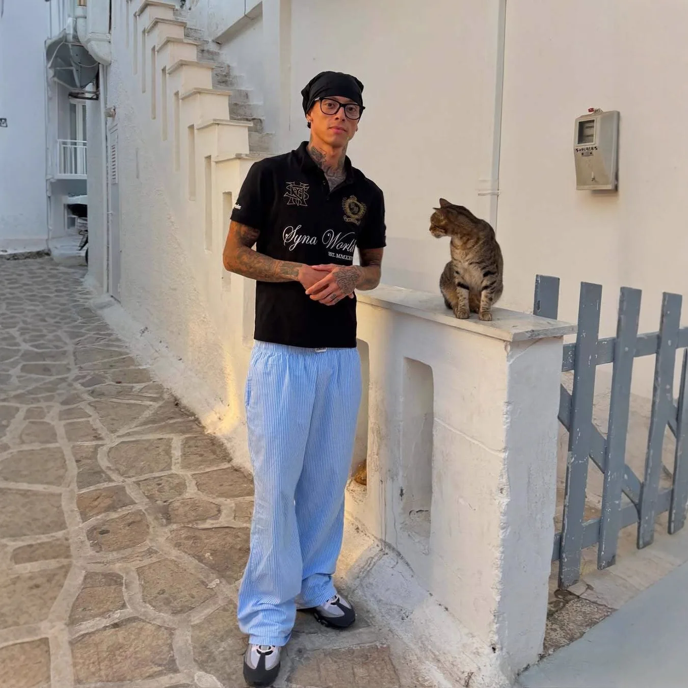 

2026 Trendy Embroidered Polo Shirt Retro Versatile Flip Collar Knitted Men and Women Black Blue Green