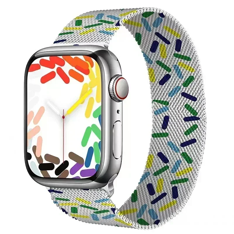 Milanese band voor Apple Watch Band Ultra 2 49 mm 44 mm 40 mm 45 mm 41 mm 38 mm 44 mm armband F of iWatch serie 9 3 6 5 SE 7 8 band