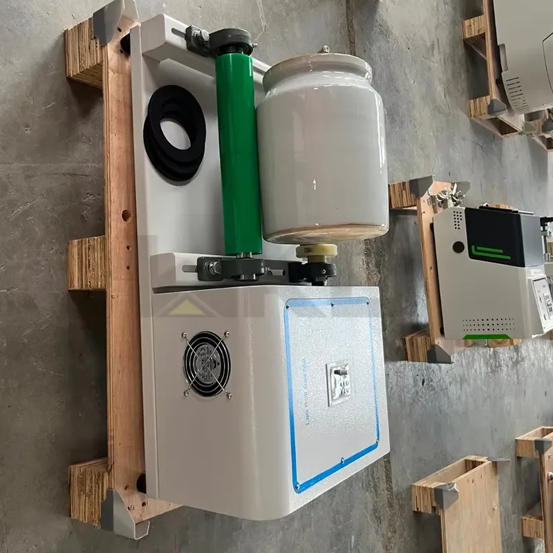 i 15L PU Roll Mill Jar+Zirconia/Agate Ball 4 Positions QM Experimental Roller Ball Mill for Pigment