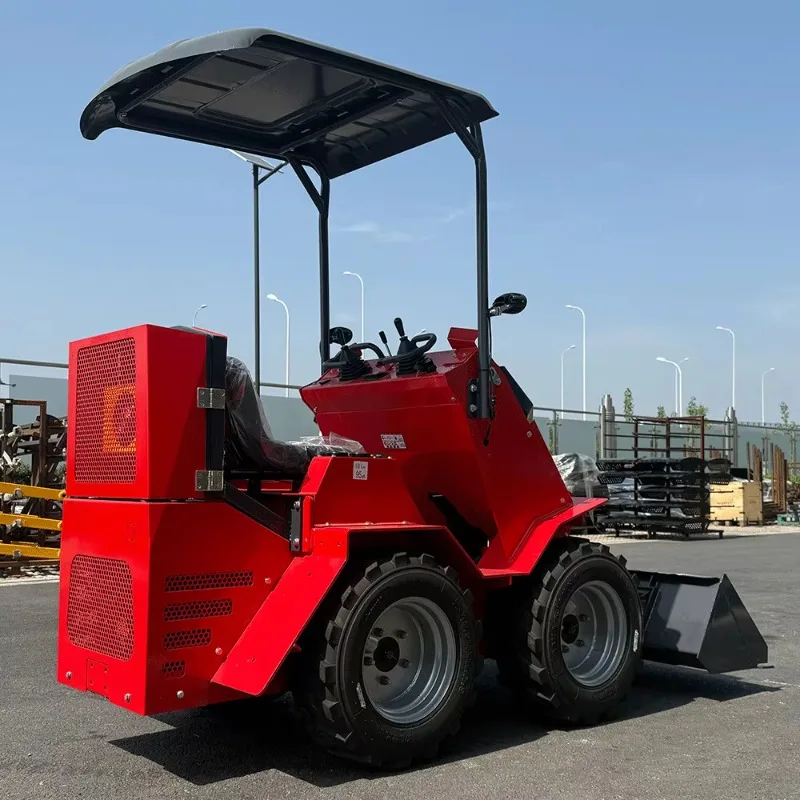 Customized High Efficiency Mini Loader Diesel CE Certified Skid Steer Loader Agricultural Skid Steer Loader Farm Feed Transport