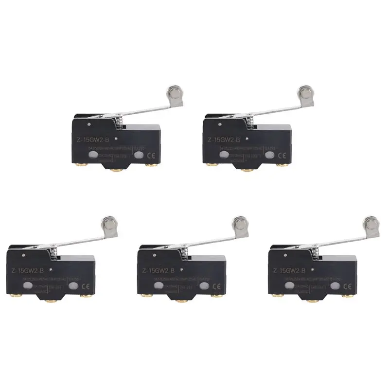 A69E5X Panel Mount Long Hinge Roller Lever Ac Dc Basic Micro-Switch Z-15Gw2-B