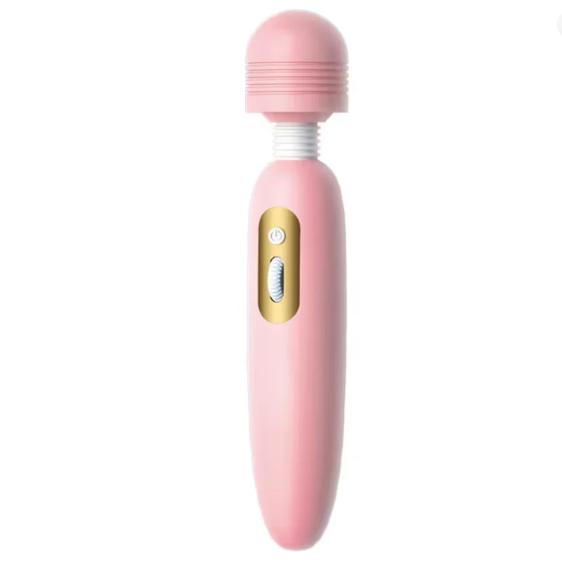 Wireless Magic Wand Vibrator, Strong Multi-frequency AV Stimulator, USB Rechargeable Female Clitoral Sex Toy for Women