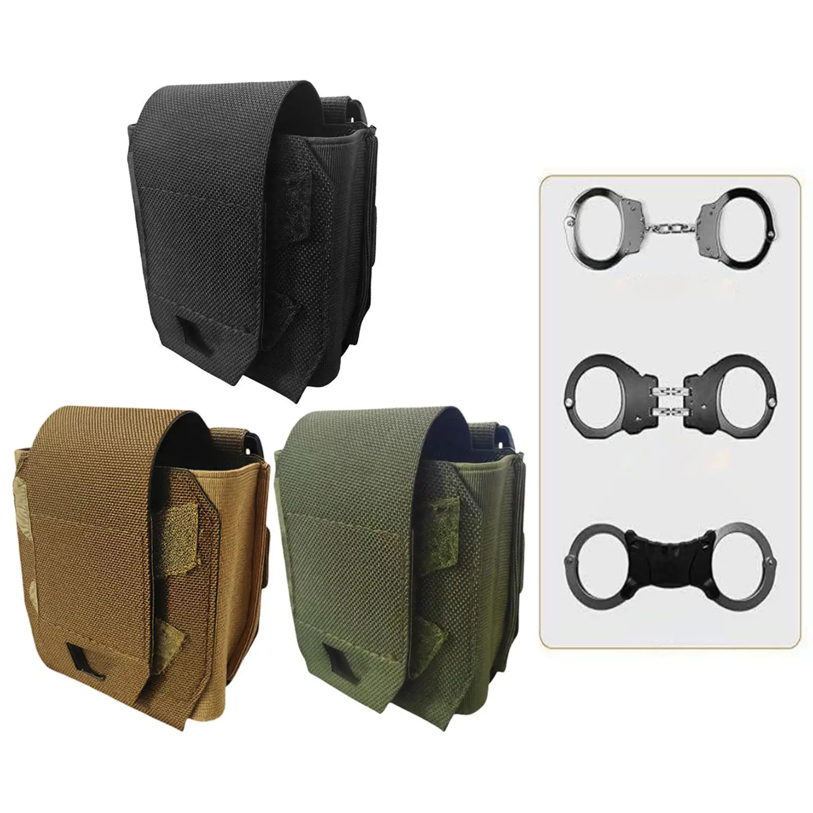 

Сумка для наручников, реквизит для фотосессии, удобная для переноски, универсальная профессиональная многофункциональная поясная сумка для пеших прогулок, кемпинга, путешествий, спорта на открытом воздухе