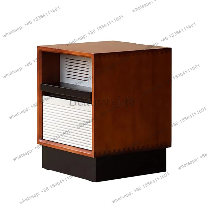 

Space Saving Storage Nightstand Narrow Luxury Unique Elegant Night Tables Aesthetic Drawers Meble Do Pokoju Bedroom Furniture