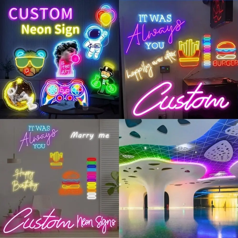 24V Powered LED Neon Strip Lights 44-Key Remote Flexible Design Music Sync Strip Lights Sound Reactive Waterproof