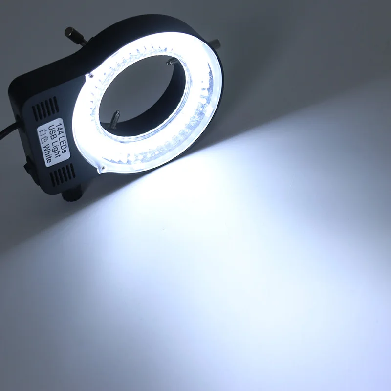 72 144 LED 48 SMD USB Adjustable Ring Light Illuminator Lamp For Industry Microscope Industrial Camera Magnifier 110V-220V 3W-5W