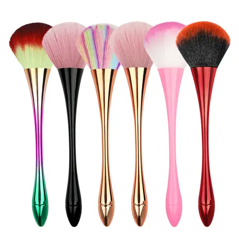 1Pc Fashionable Nail Art Dust Brush Perfect for DIY Nails Reusable Makeup Brushes Wholesale