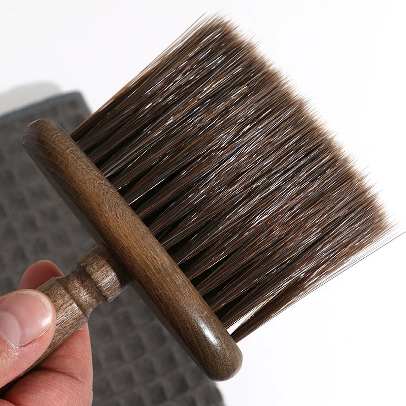 Coffee Cleaning Brush Powder Dusting Accessories for Coffee Table Barista Clean Tools Wooden Kitchen Brush Cleaning Bar