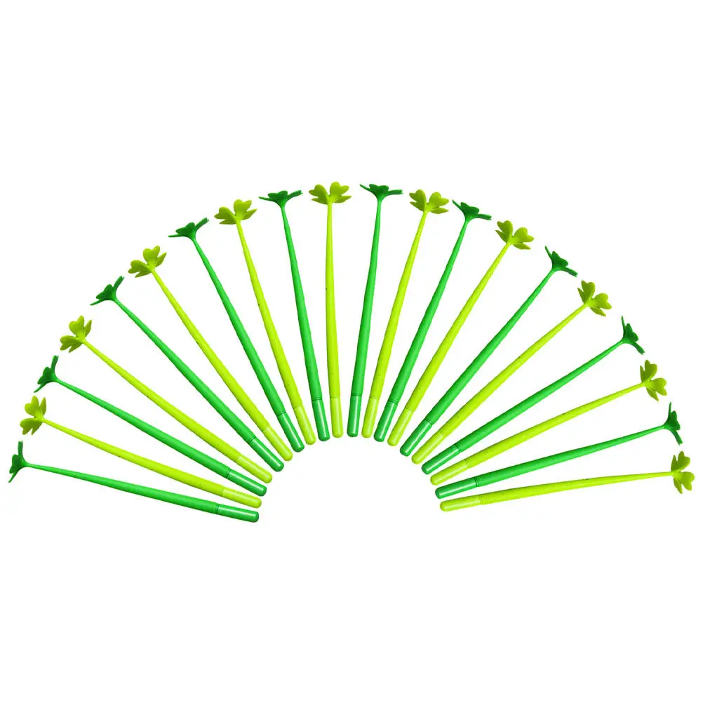 

20 шт. гелевых ручек в форме цветка, из полиэтилена, для студентов, для плавного письма, канцелярские товары для офиса и школы, креативный подарок, милые ручки для письма