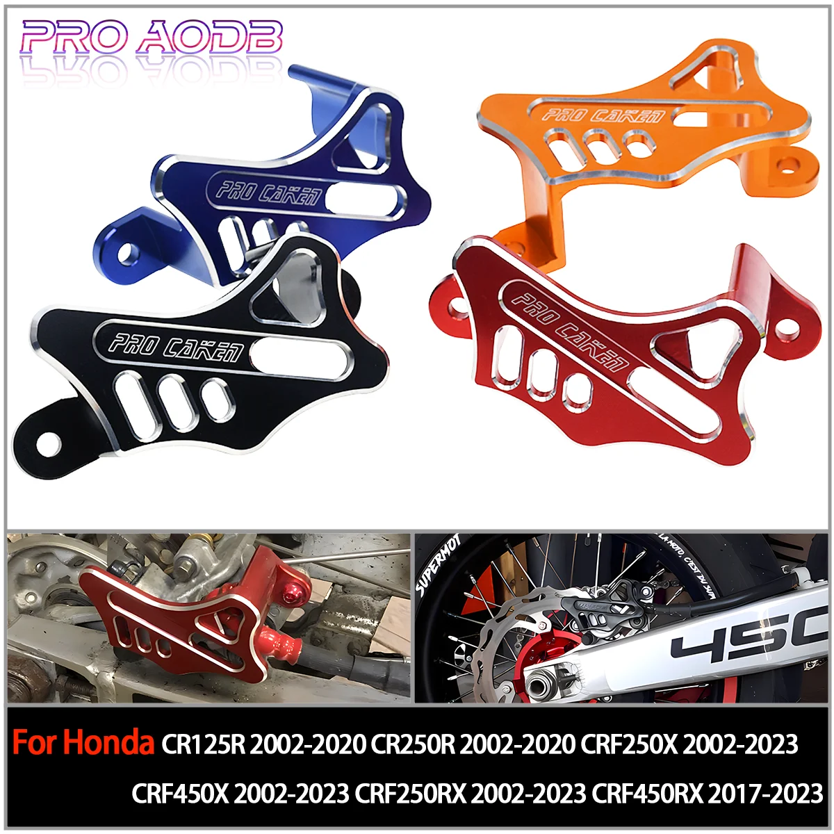 

Motorcycle Rear Brake Disc Guard For Honda CRF 250R/450R/250X/450X/250RX/450RX 2002-2020 CR125R/250R 2002-2007