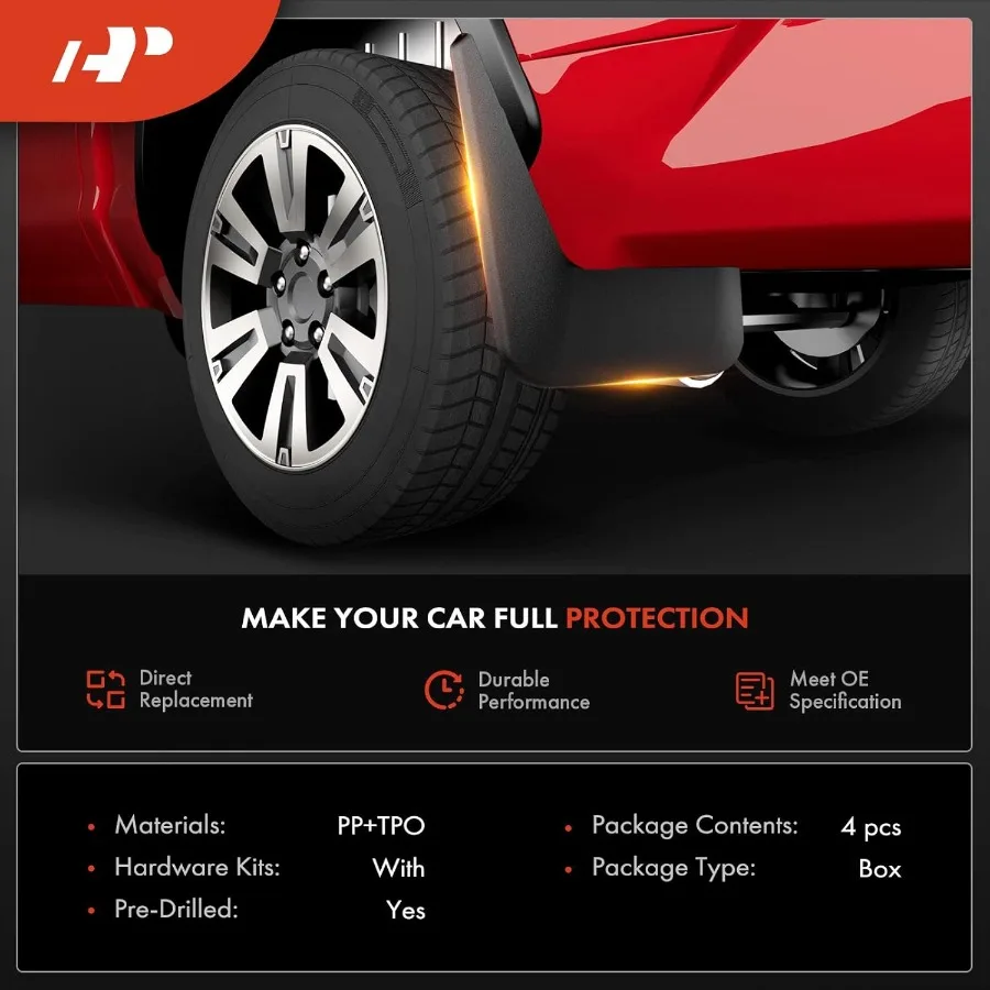 مجموعة من 4 قطع من واقيات الطين مع مجموعات أدوات لسيارات Land Cruiser 80 Series 19901997 الرياضية المساعدة Fr #2