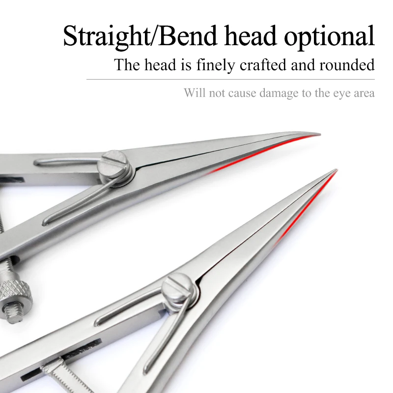 สแตนเลสสตีล Eye Gauge ไม้บรรทัดวัดสําหรับ Double Eyelid Surgery เครื่องมือตาเครื่องหมายเครื่องมือวัด