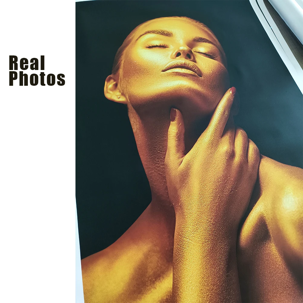 غامض الحجاب الأسود صورة قماش اللوحة مجردة امرأة الوجه الفن يطبع الظلام بريق جدار ديكور مودي أحادية اللون ملصق