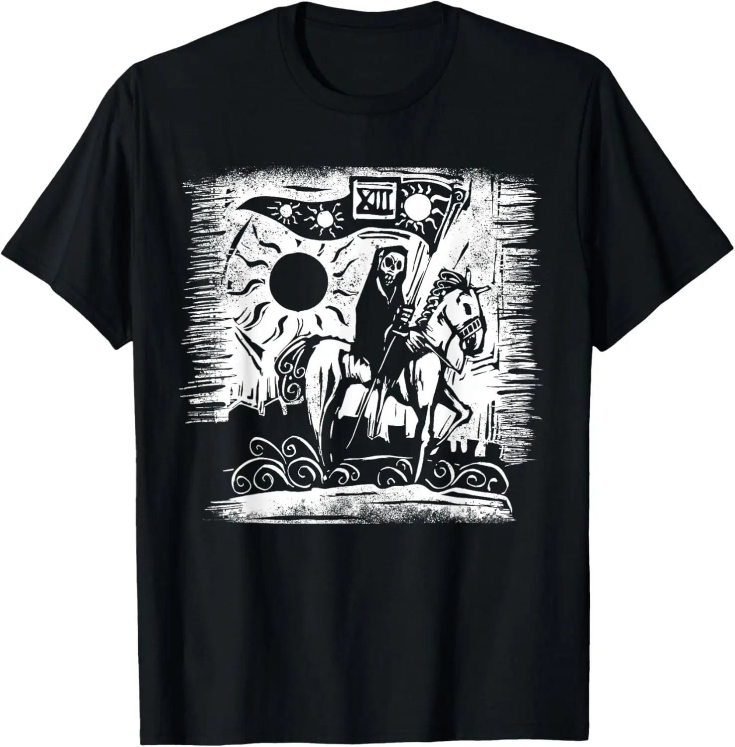 Tarot Death Horseman Design - Blackcraft Clothing Gift T-Shirt