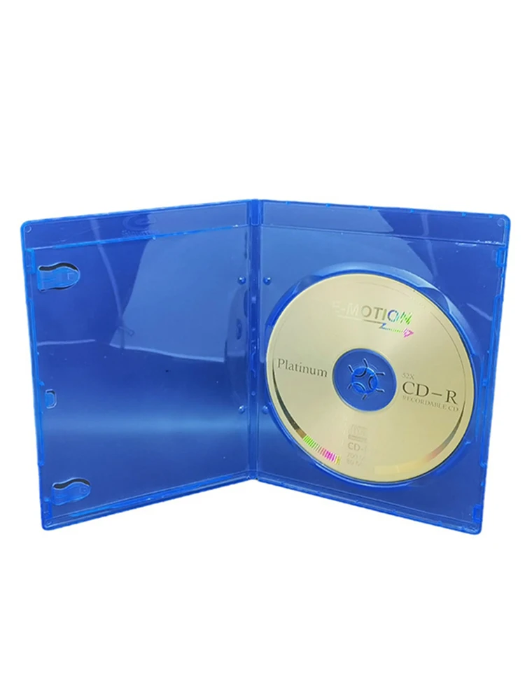 1PC étui de jeu CD boîte de protection Compatible pour Ps5/Ps4 support de disque de jeu boîtier de disque CD DVD disques boîte de rangement couverture