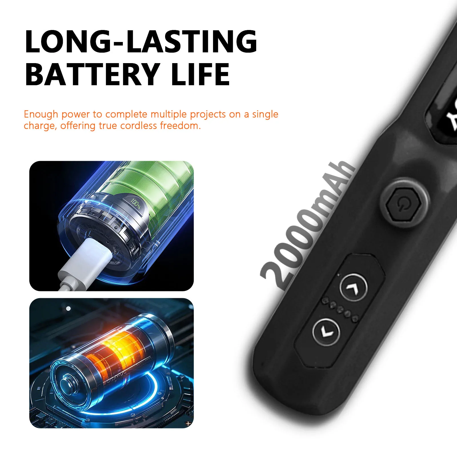 EADY Professional 3.7V Cordless Rotary Tool with 2000mAh Battery – Your All-in-One Precision Workshop for Home Improvement