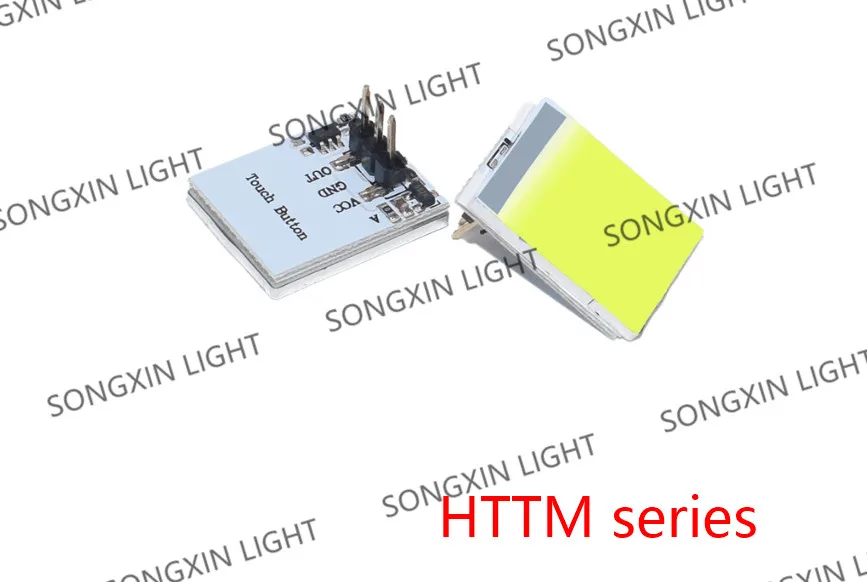 SX Capacitive Touch Switch HTTM Touch Button Sensor Module Green Blue Red Yellow RGB Colorful Display Integrated Circuit