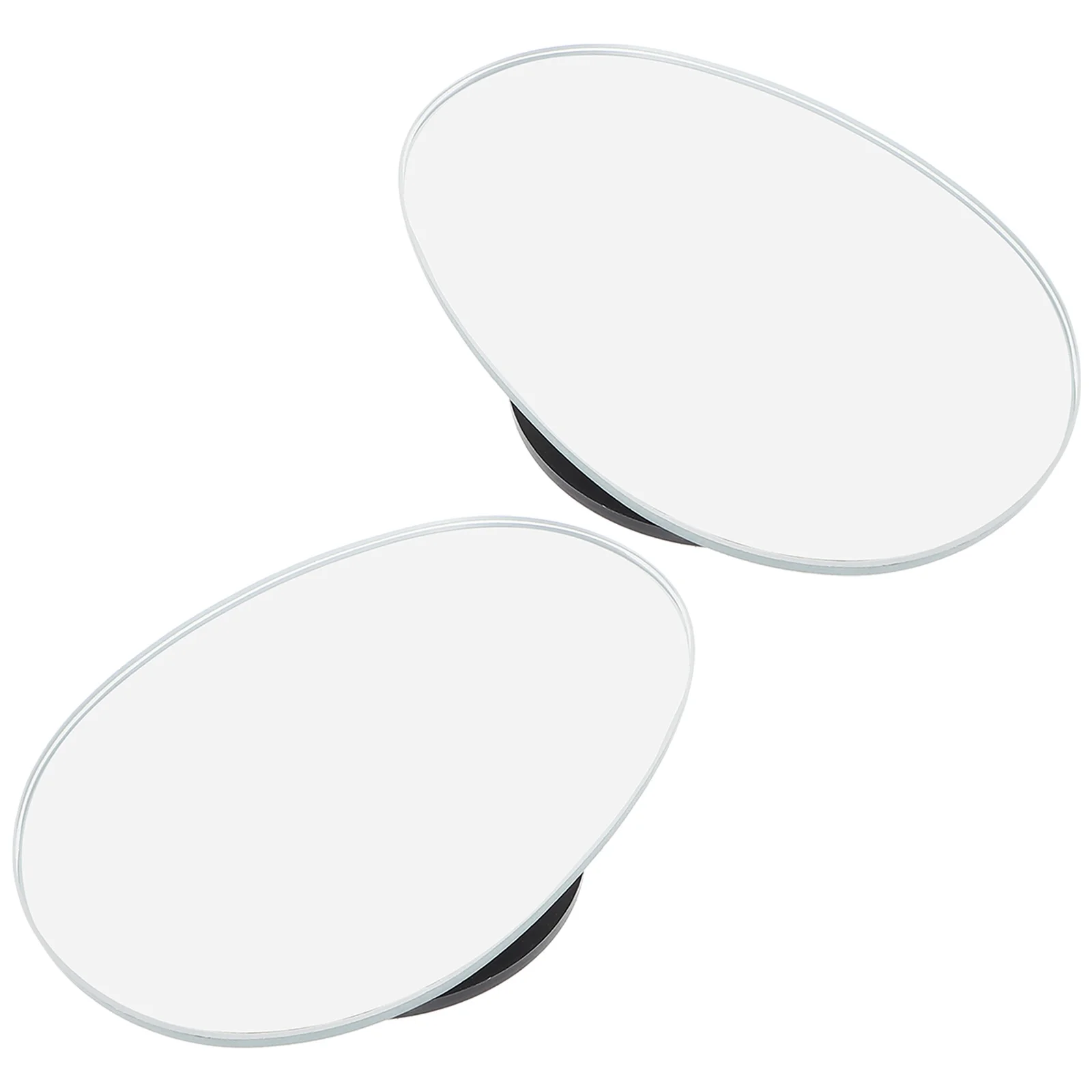 1 زوج العمياء مرآة السيارة 360 درجة عرض شكل بيضاوي واضح انعكاس لا البقع العمياء مناسبة للمرايا اليسرى واليمنى #6