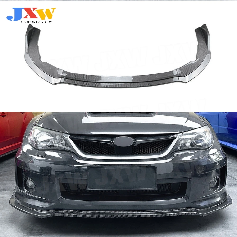 

3 шт. для Toyota STI Subaru WRX STI Sedan 4-дверный 2011-2014 ABS глянцевый черный автомобильный передний бампер спойлер сплиттер обвесы комплекты