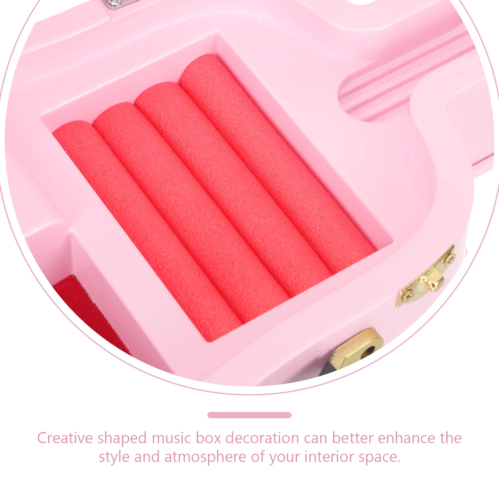 

Music Box Jewelry Storage Violin Gifts Boxes for Musical Instruments Ornaments Wedding