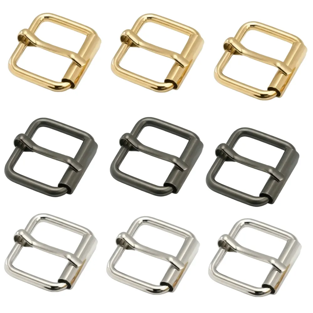 5-20 Pcs 13-38mm Metal Pin Buckles Bag Strap Adjust Belt Dog Collar Clasp Chain Rectangle Ring Shoes Leather Hook Accessories