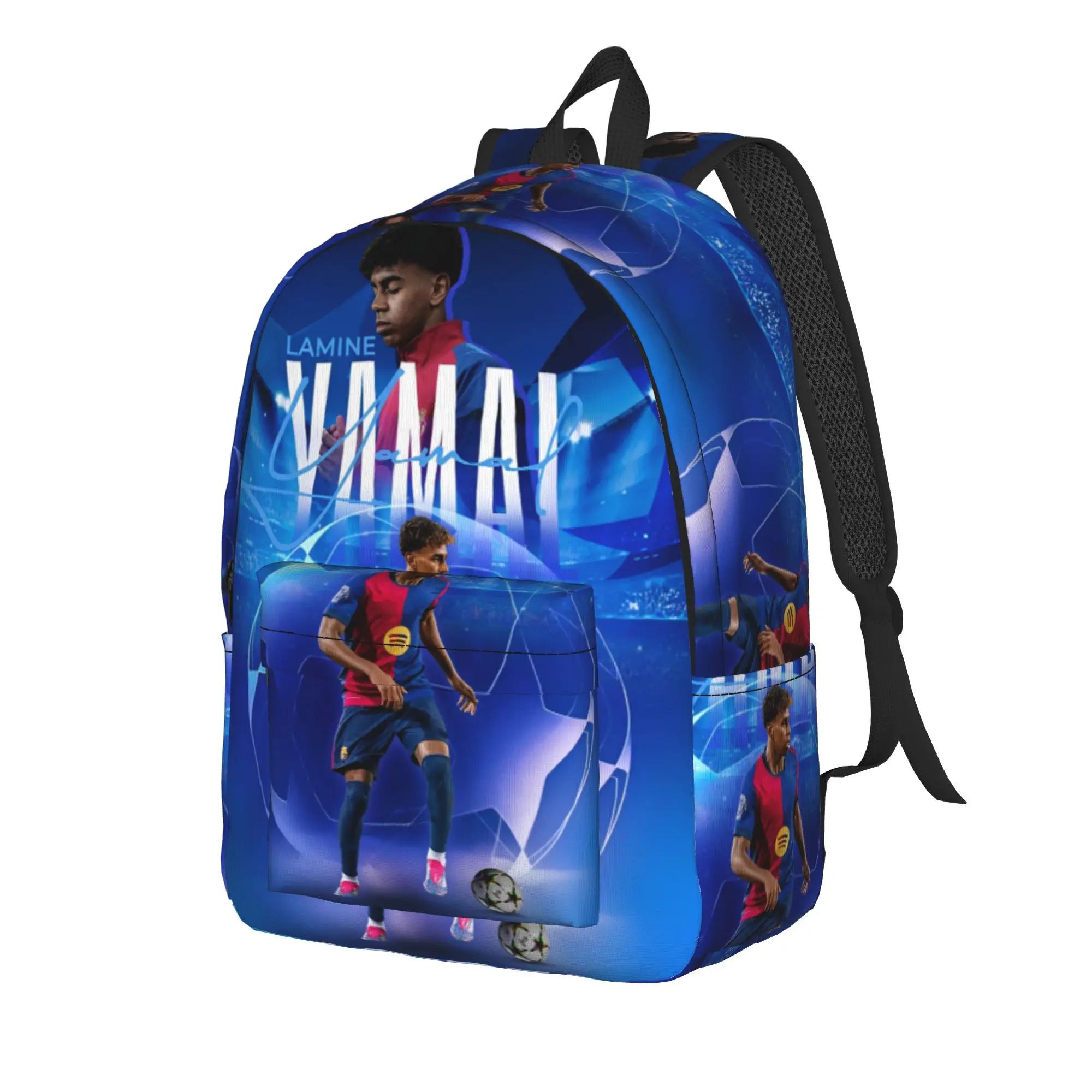 Lamine Y-Yamal Backpack for Men Women Teenage Student Hiking Travel Daypack  Football Star  Laptop Computer Canvas Bags Outdoor