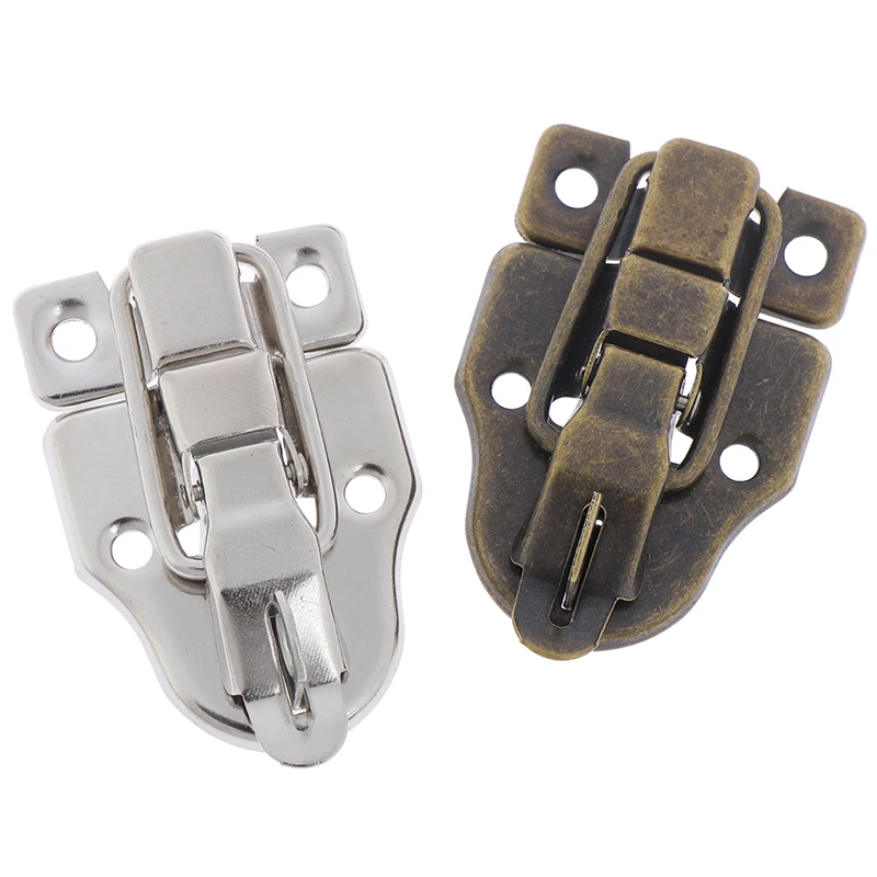 【2pcs Jewelry Chest Box Antique Metal Buckle Suitcase Case Toggle Lock Hasp Latch】