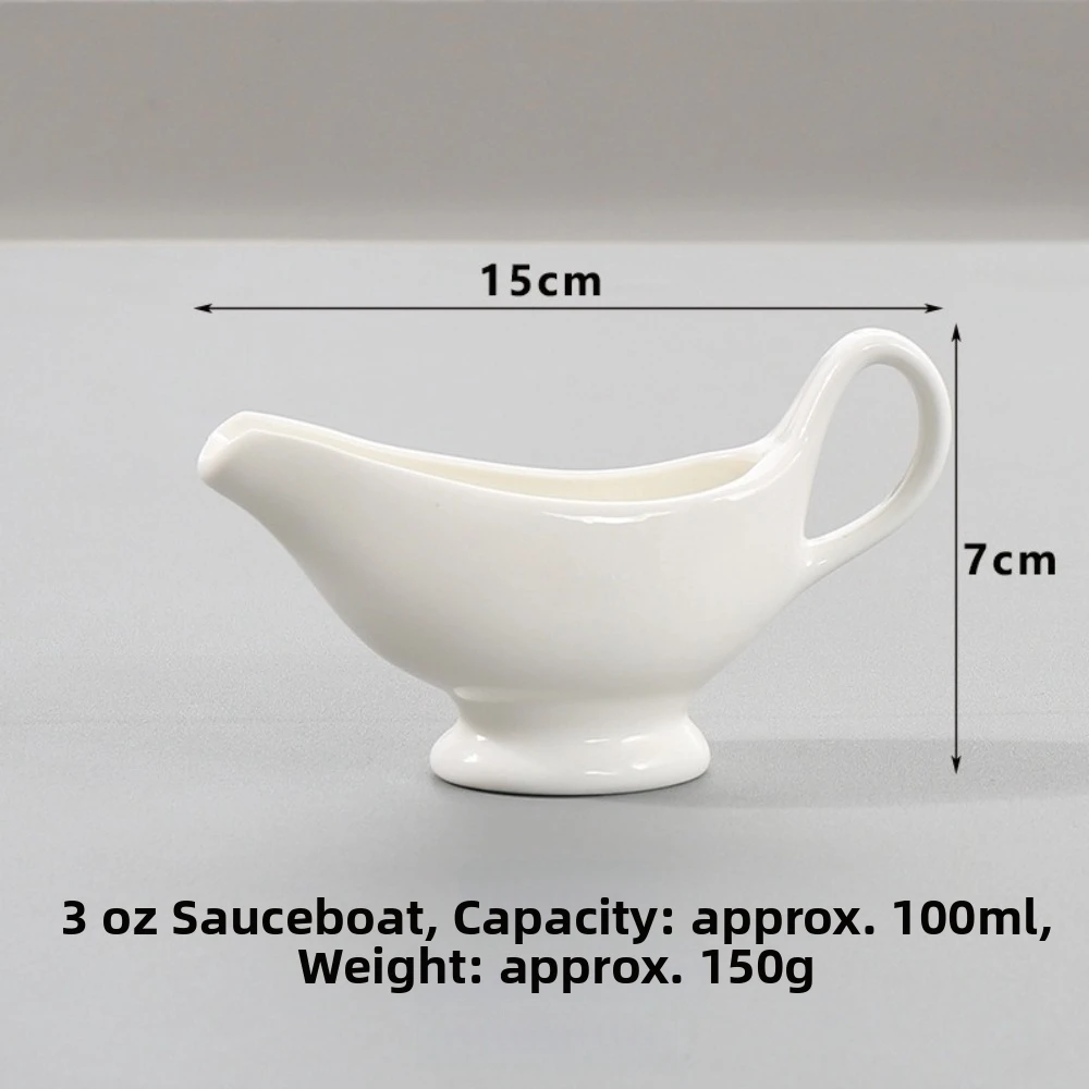 White Color Ceramics Seasoning Jar 1pc Single Unit Tableware Grade Ceramics Milk Pot Kitchen Tool Ceramics Sugar Bowl