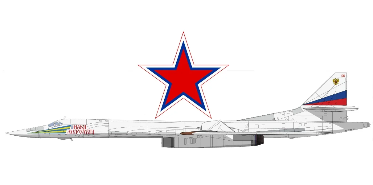 Russian Air Force Tupolev Tu-160 "Blackjack" Strategic Bomber T-Shirt. Summer Cotton O-Neck Short