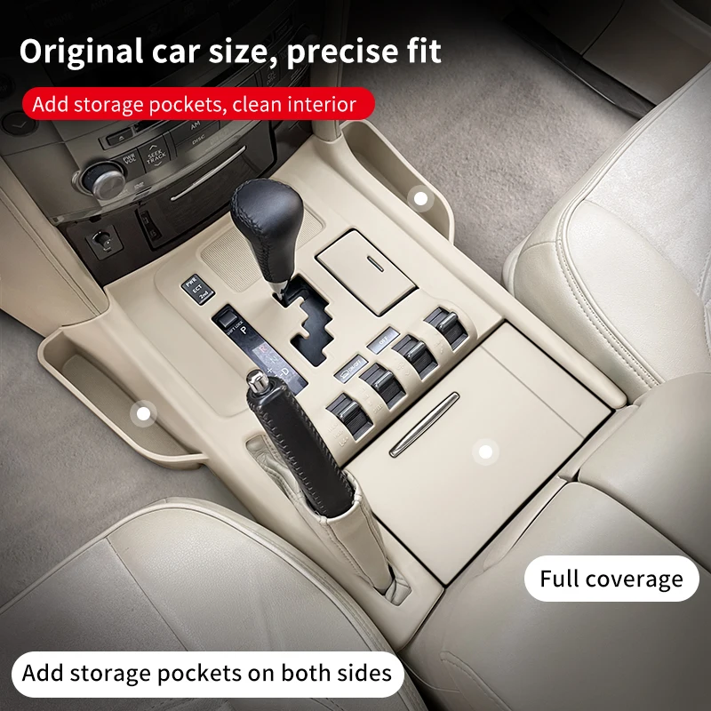 Per il 2016-2023 Lexus LX570 LX450d console centrale Custodia protettiva copertura ingranaggi 2019 LX 570 Interni aggiornamento Accessori