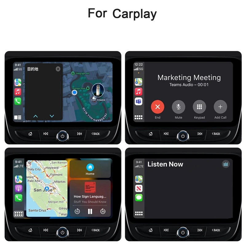 Беспроводной адаптер HFES Carplay для Apple 5 ГГц Wi-Fi с автоматическим подключением Bluetooth-адаптер Carplay для OEM модели автомобиля 2015+