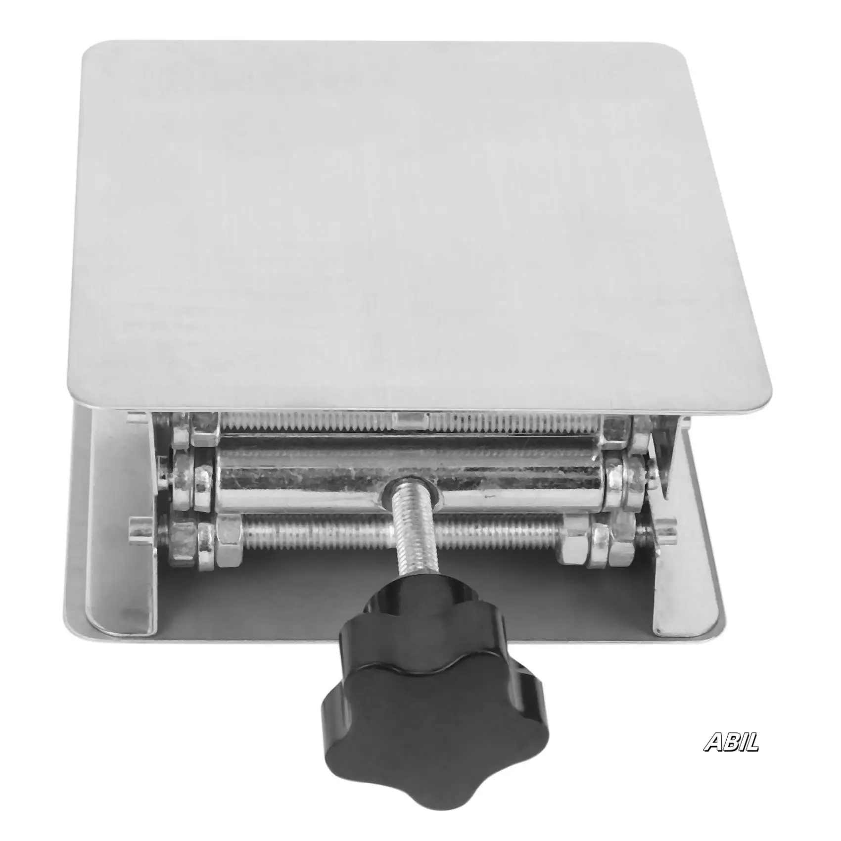 

2X Scientific Lab Jack-100 X 100Mm Stainless Steel Lab Stand Table Rack Scissor Lab-Lift Lifter For Science Experiment