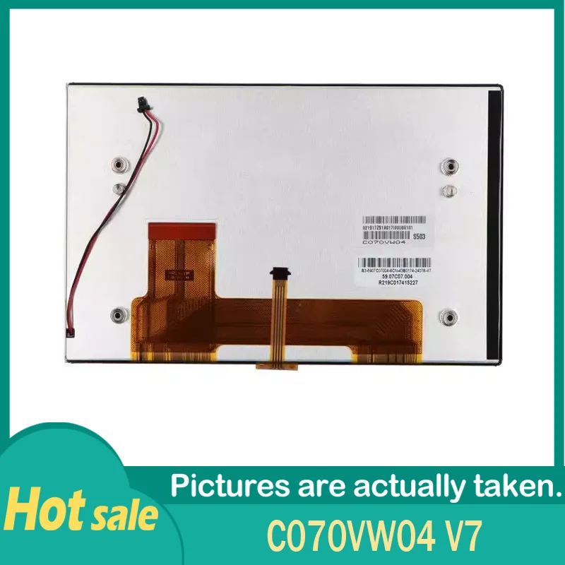 100% oryginalny C070VW04 V7 V.7 7,0-calowy przemysłowy panel LCD